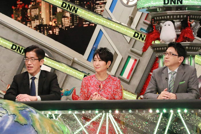 (左から)岸博幸、吉川美代子、齋藤孝(C)フジテレビ