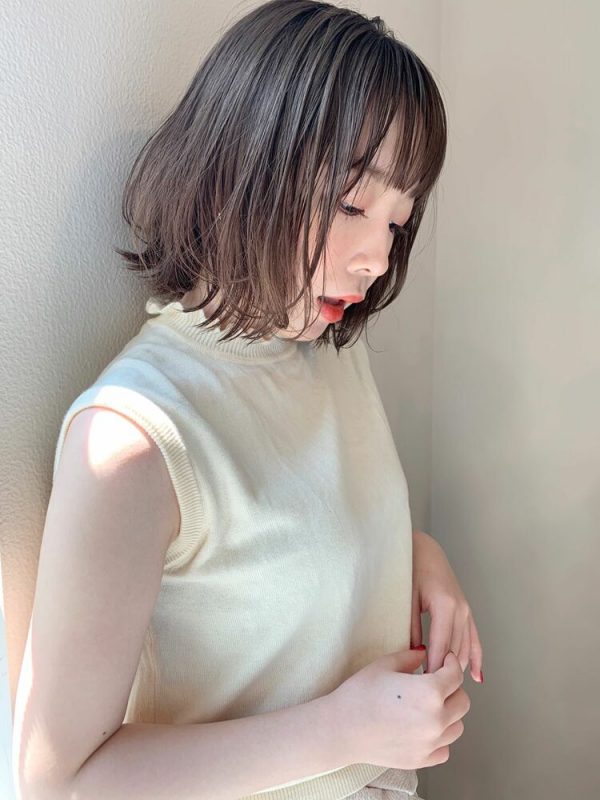 面長さんに似合うくびれボブ 悩みをカバーして大人おしゃれな女性を演出 モデルプレス