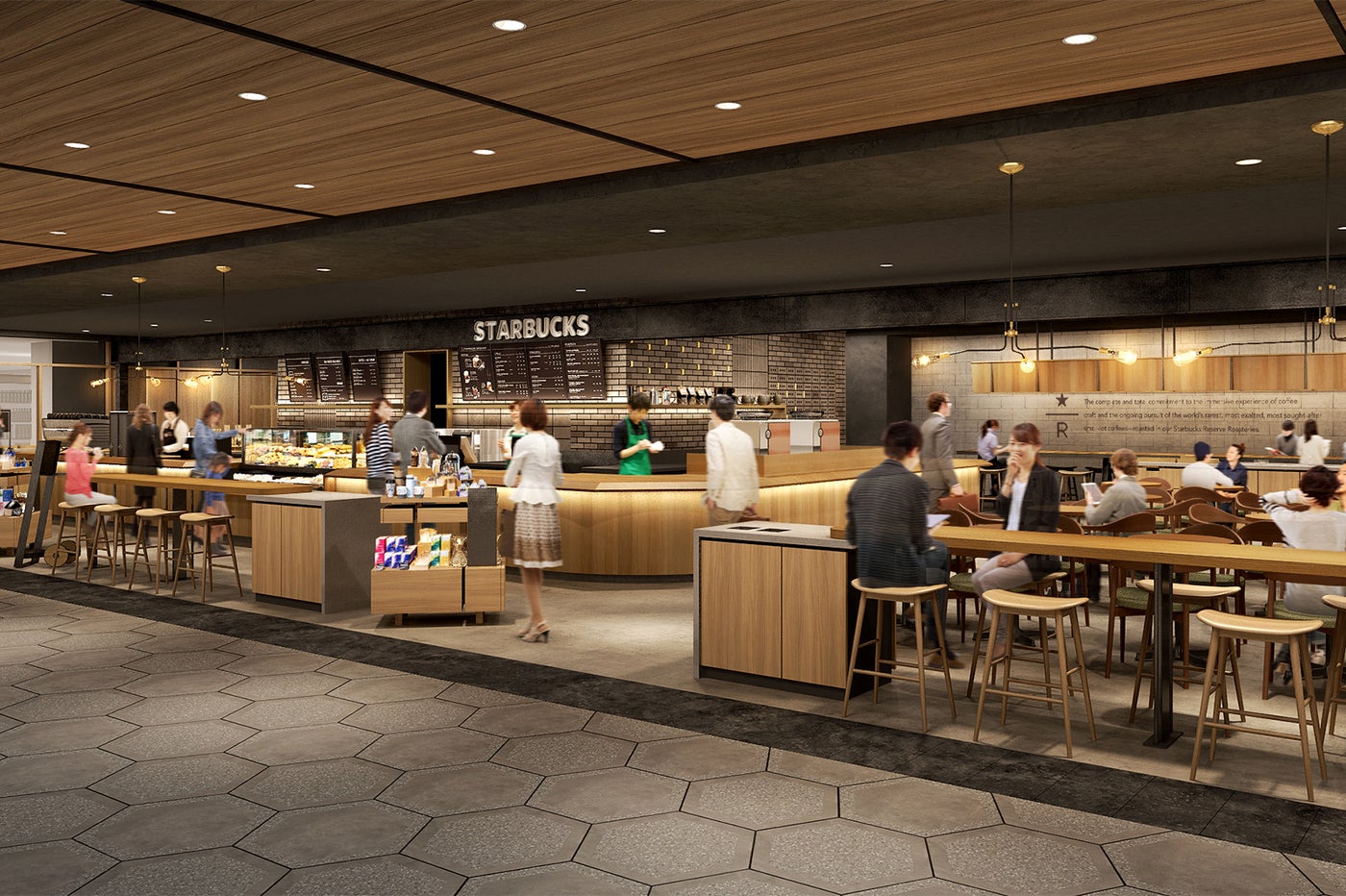 スターバックス コーヒー LUCUA osaka地下2階店／画像提供：スターバックス　コーヒー　ジャパン