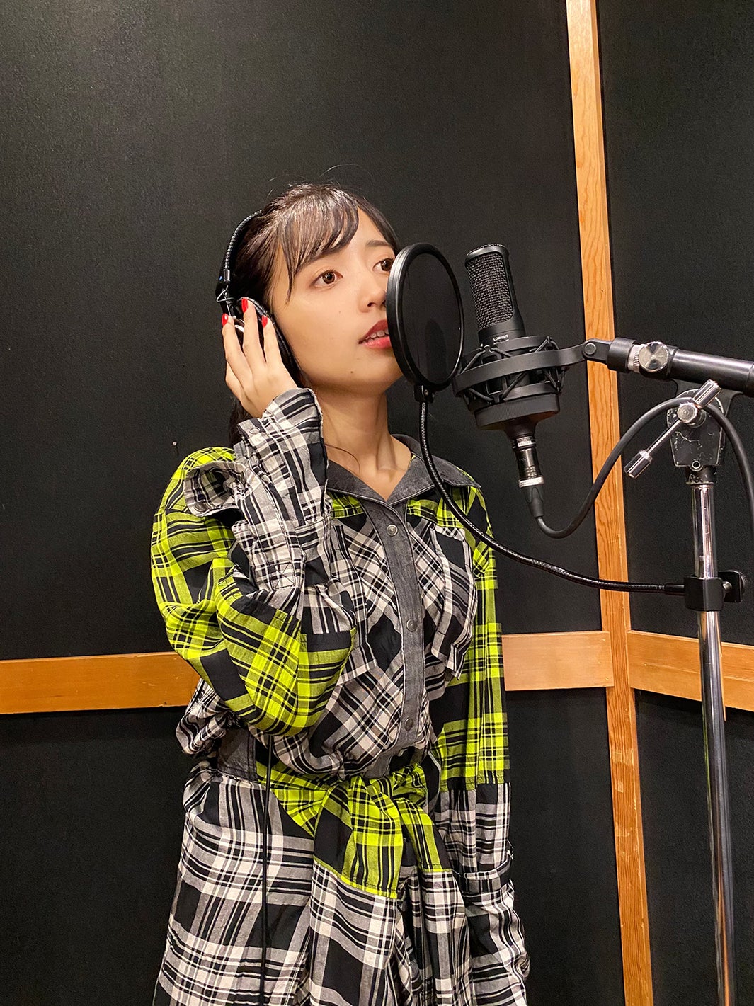 ゆん／レコーディング風景（提供写真）