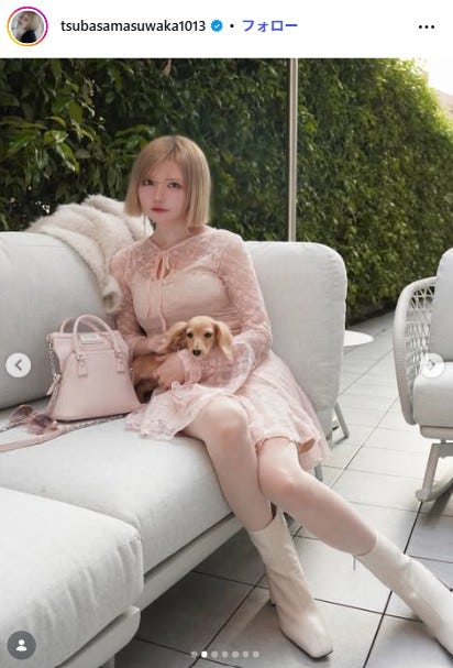 益若つばさInstagramより