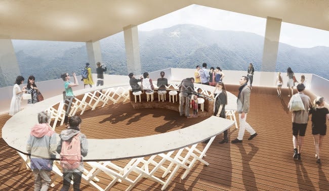 「cu-mo箱根(クーモハコネ)」自然景観&足湯を楽しめる新スポット