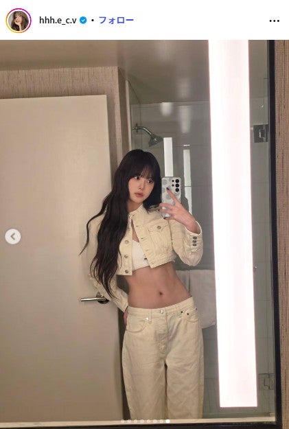 HONG EUNCHAE Instagramより