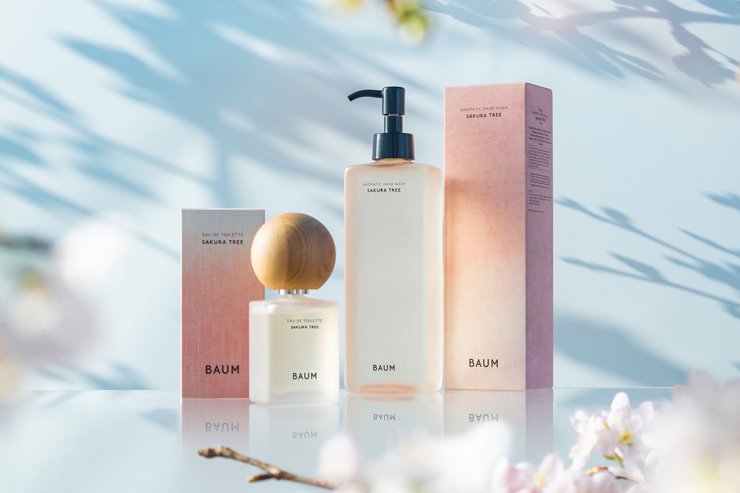 桜の息吹を感じさせるバウムの限定の香り「サクラツリー」で春気分を取り入れて