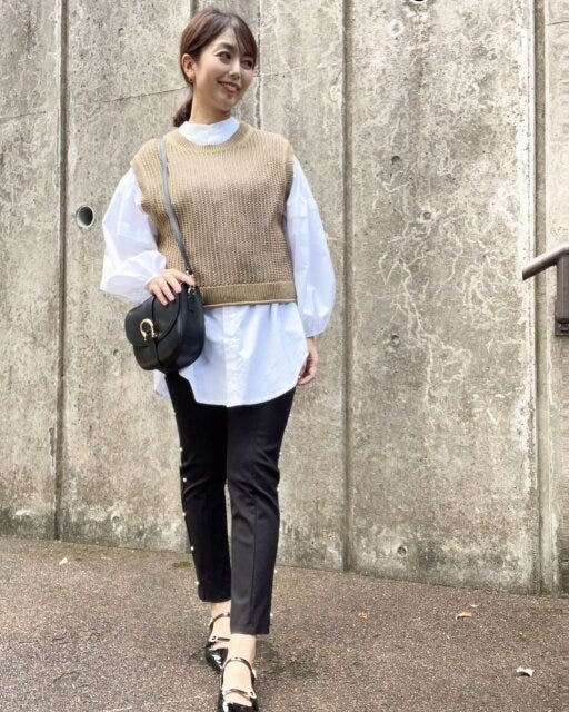 GU　メッシュセーター　ニットベスト