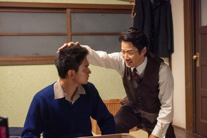 北村匠海、竹野内豊「あんぱん」第19話(C)NHK