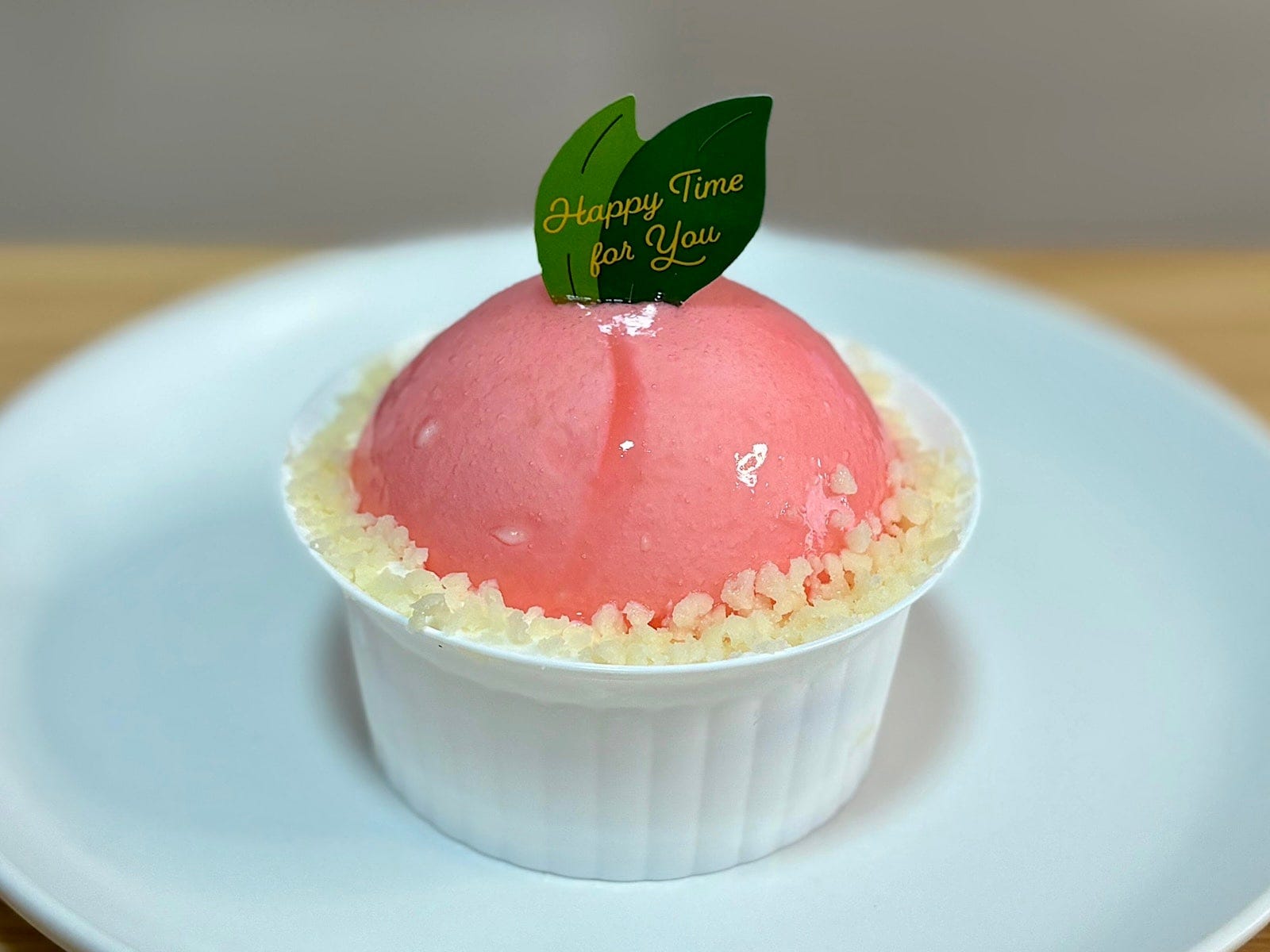 「まんまる白桃ケーキ」432円(税込)