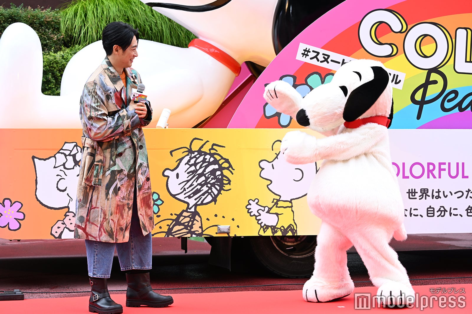 ディーン・フジオカ、スヌーピー （C）モデルプレス