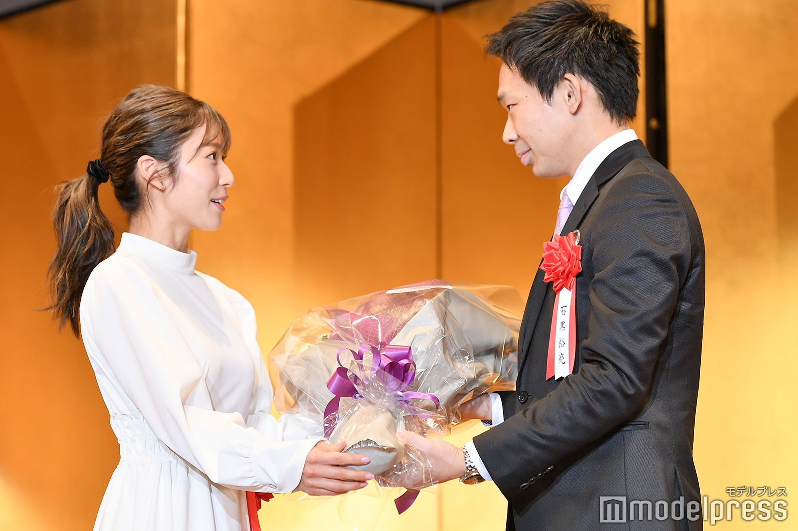 松岡茉優、石黒裕亮氏（C）モデルプレス