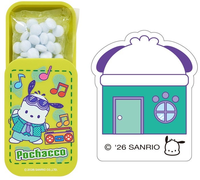 シール付きスライドケースラムネ（全10種）各972円（C）2025 SANRIO CO., LTD. TOKYO, JAPAN 　著作 株式会社サンリオ