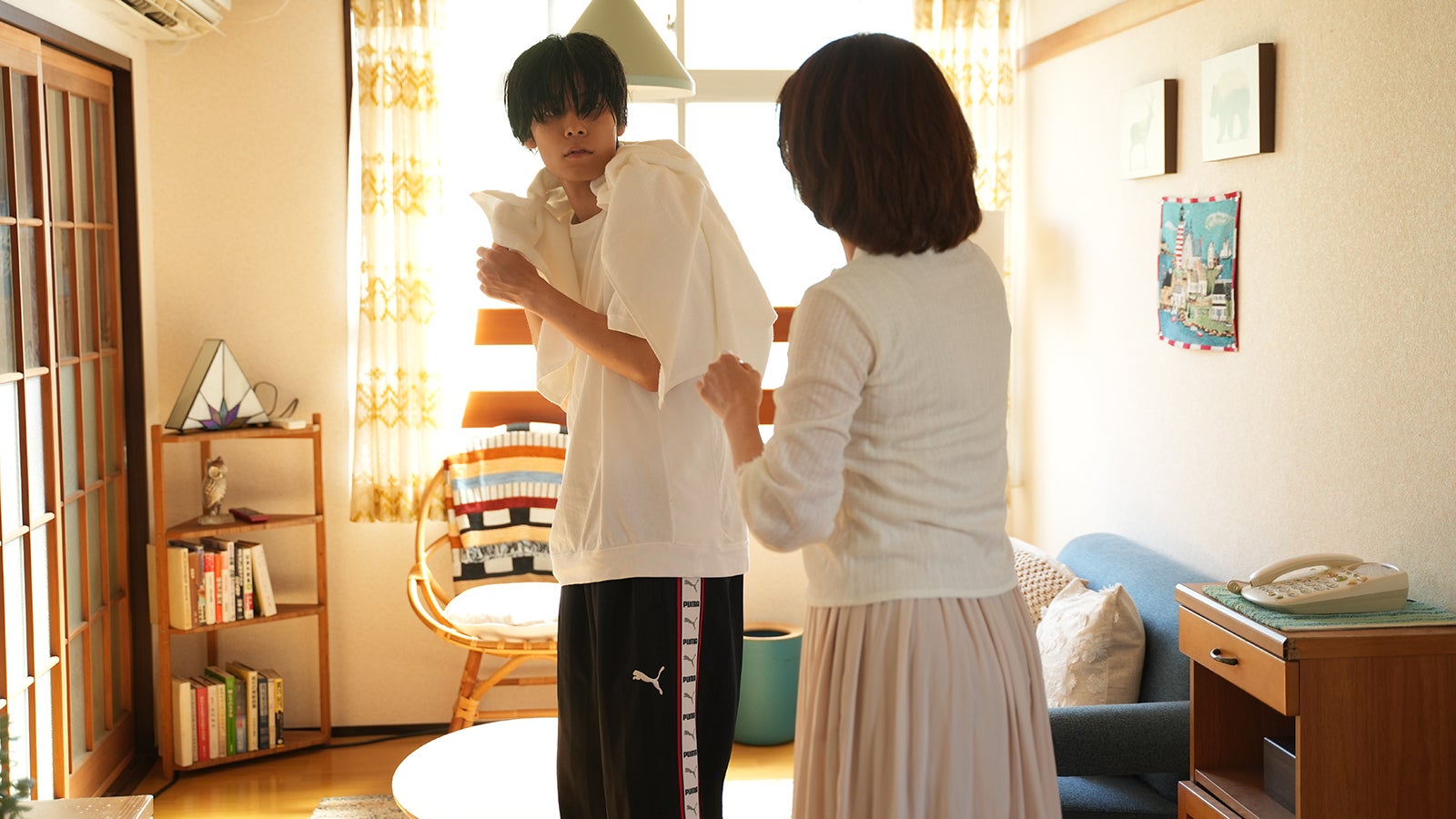 萩原利久、檀れい「たとえあなたを忘れても」第3話より（C）ABCテレビ