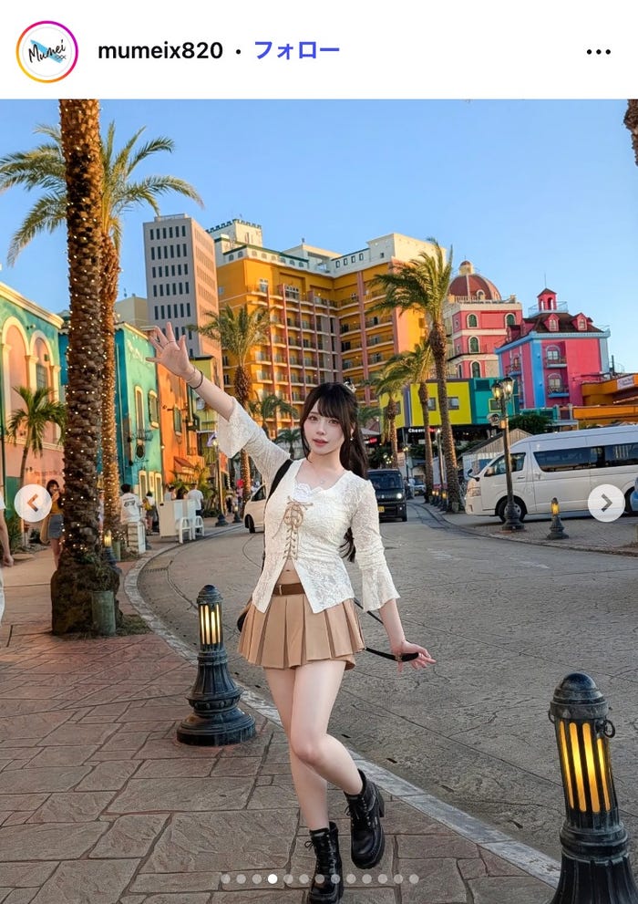 Mumeixxx公式Instagramより