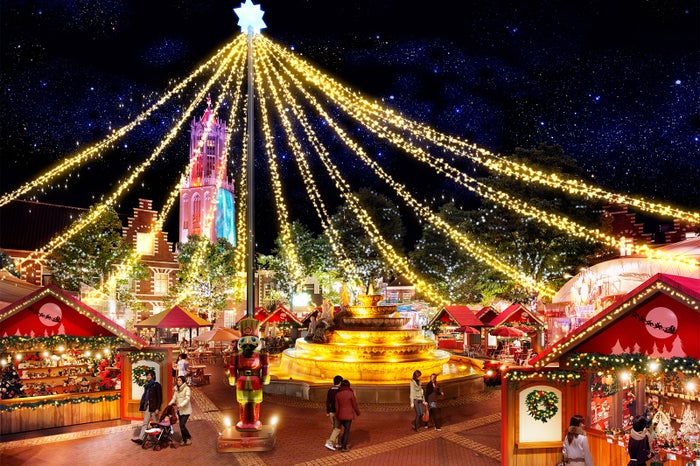 満天の星空イルミが広がる ハウステンボス史上最大のクリスマスマーケットが登場 女子旅プレス