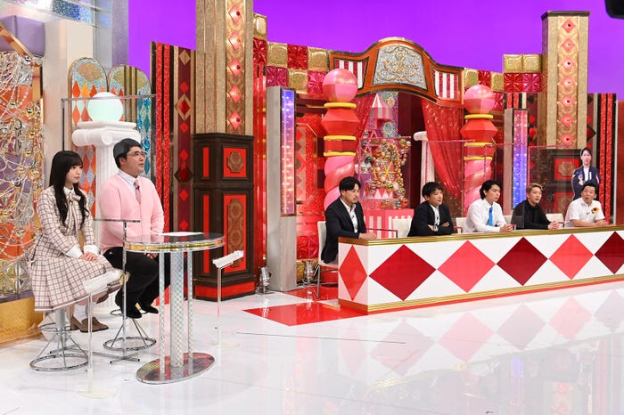 齊藤京子、村上(マヂカルラブリー)、平子祐希(アルコ&ピース)、酒井健太(アルコ&ピース)、野田クリスタル(マヂカルラブリー)、嶋佐和也(ニューヨーク)、田渕章裕(インディアンス)/(C)テレビ朝日