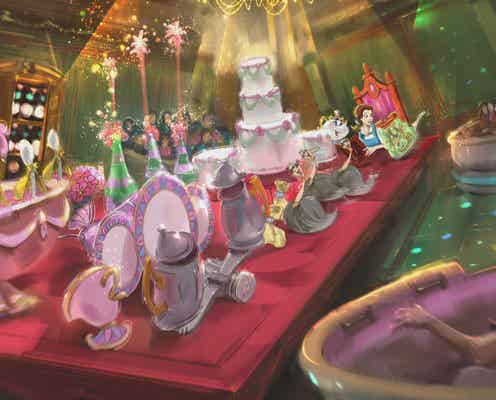 東京ディズニーランド新エリア「美女と野獣」大型アトラクション名&新情報発表 メイキング映像も初公開