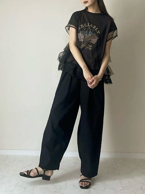 ブラックコーデ ブラックコーデ2