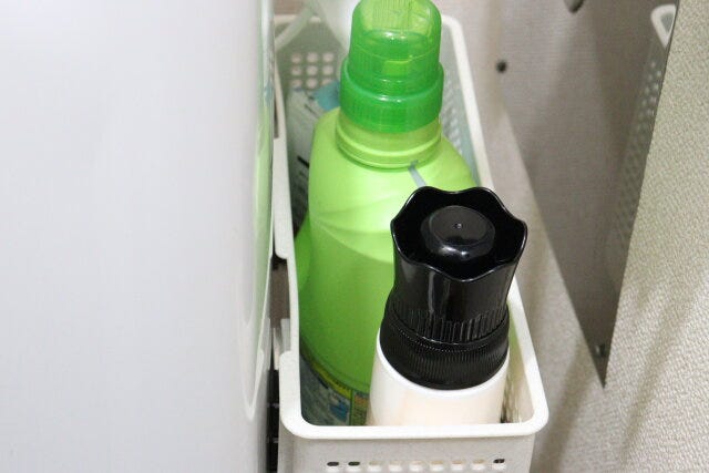 マグネットバスケットMアイボリー　使用例