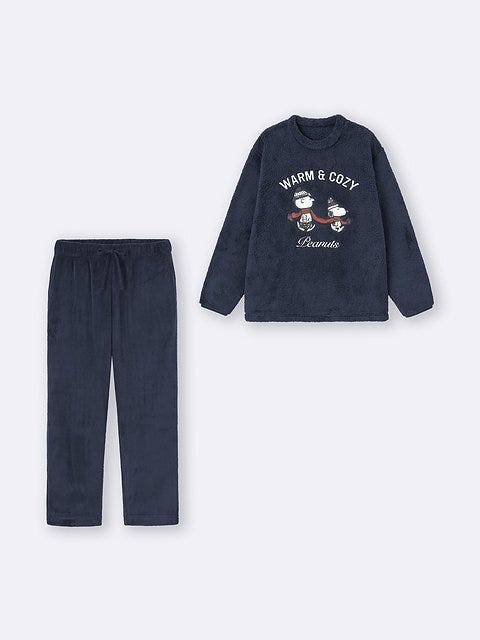 GUスヌーピーのマシュマロフィールラウンジセット（長袖）Peanuts