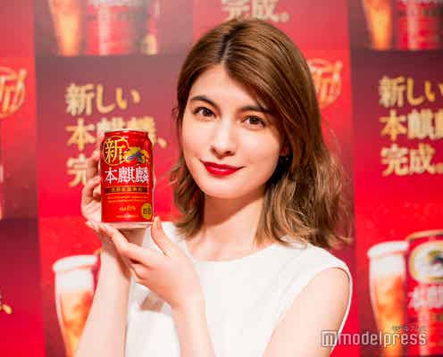マギー「想像以上においしい」 意外な好みを告白<新しい本麒麟イベントに潜入>