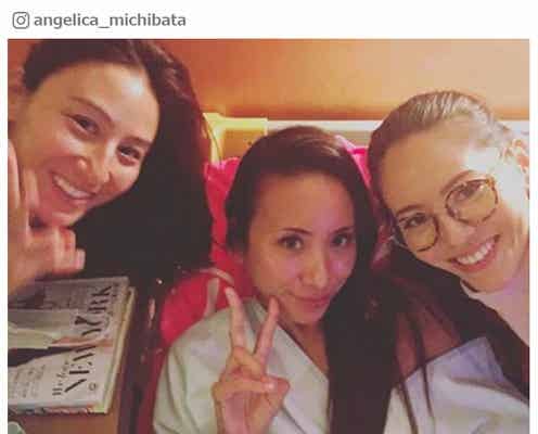 重症の道端アンジェリカ、久々の道端三姉妹ショット 手術前の胸中も明かす