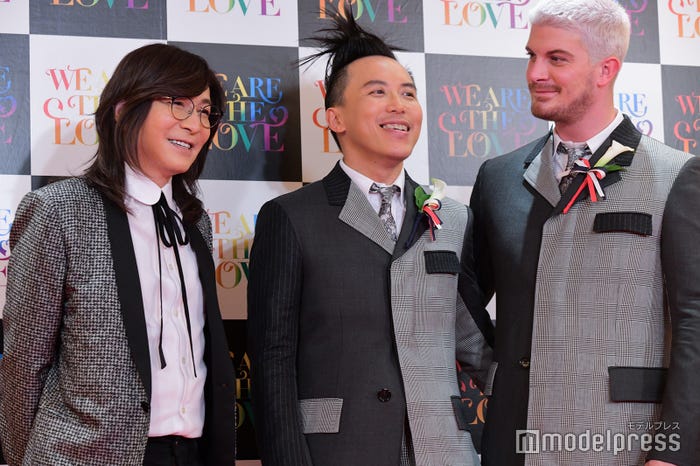 小室哲哉氏、レスリー・キー、ジョシュア・ヴィンセント・オッグさん (C)モデルプレス