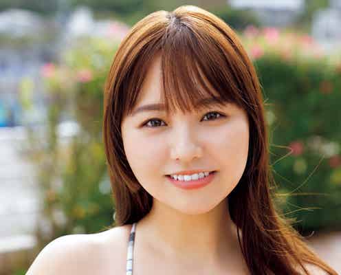 本郷柚巴、ビキニ姿で美バスト披露 春の沖縄での撮り下ろしカット公開