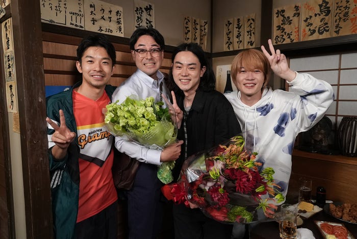 仲野太賀、鈴木浩介、菅田将暉、神木隆之介(C)日本テレビ