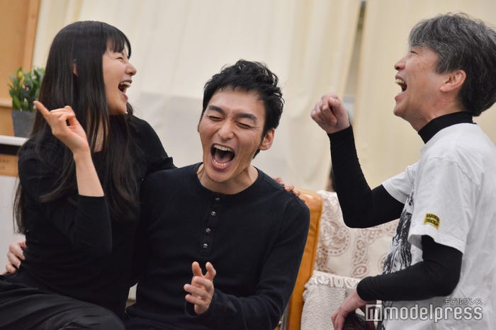 小西真奈美、草なぎ剛、池田成志/公開稽古(C)モデルプレス