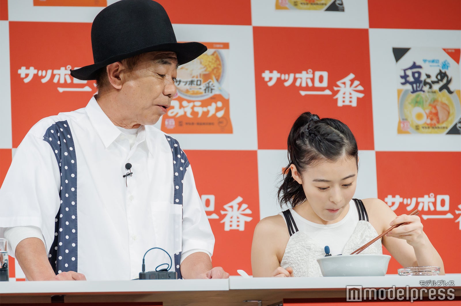 木梨憲武、森七菜（C）モデルプレス