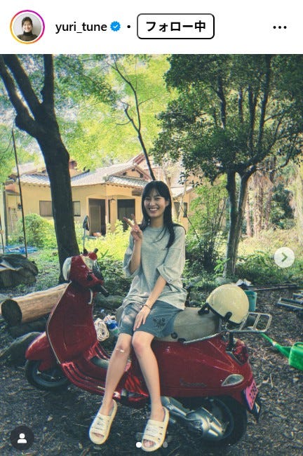 恒松祐里Instagramより