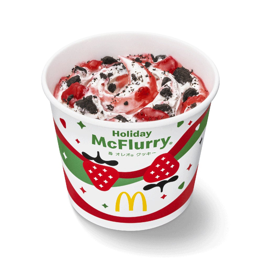 マックフルーリー（R）苺 オレオ（R）クッキー（提供写真）