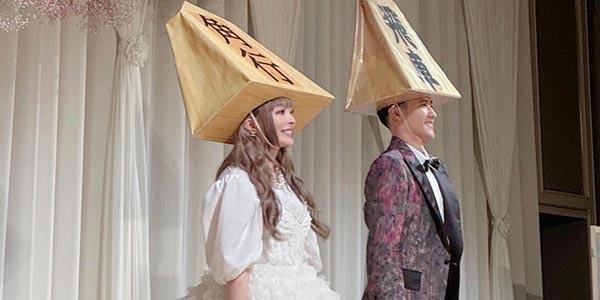 余興】 将棋 被り物 角行 飛車 天竺鼠（将棋 被り物 結婚式