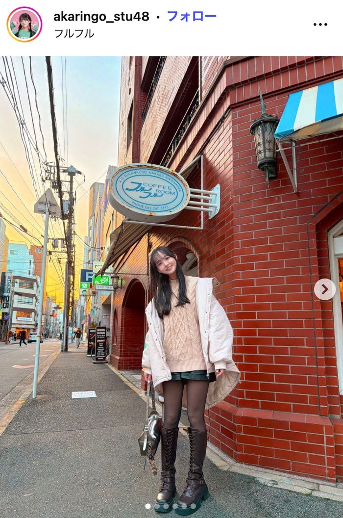 福田朱里Instagramより