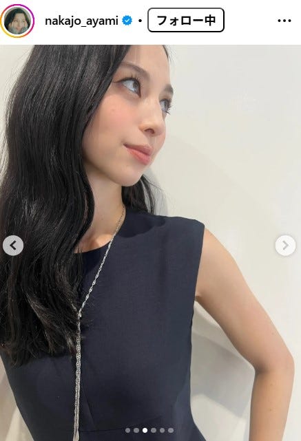 中条あやみInstagramより