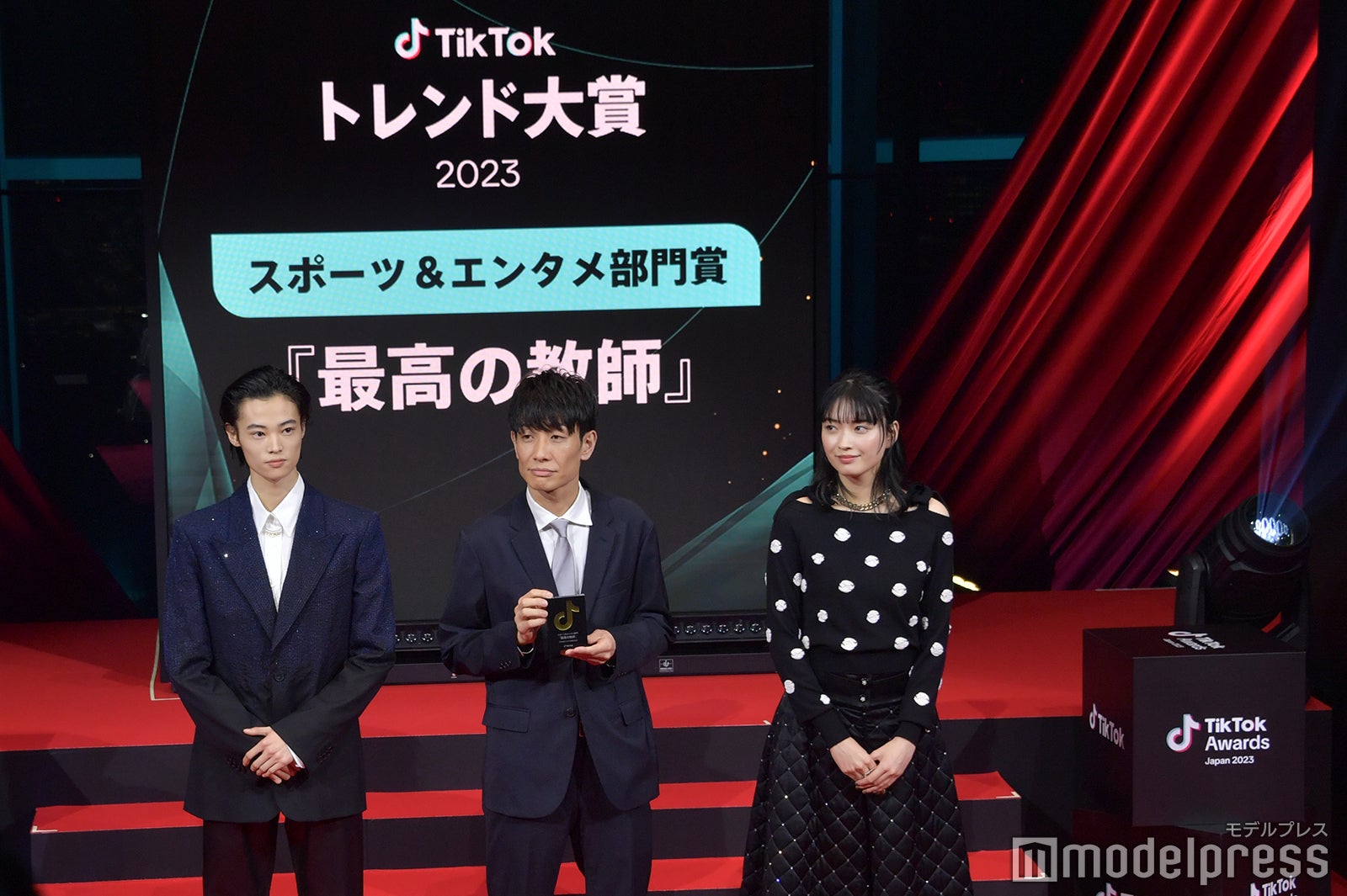 窪塚愛流、鈴木勇馬監督、茅島みずき（C）モデルプレス