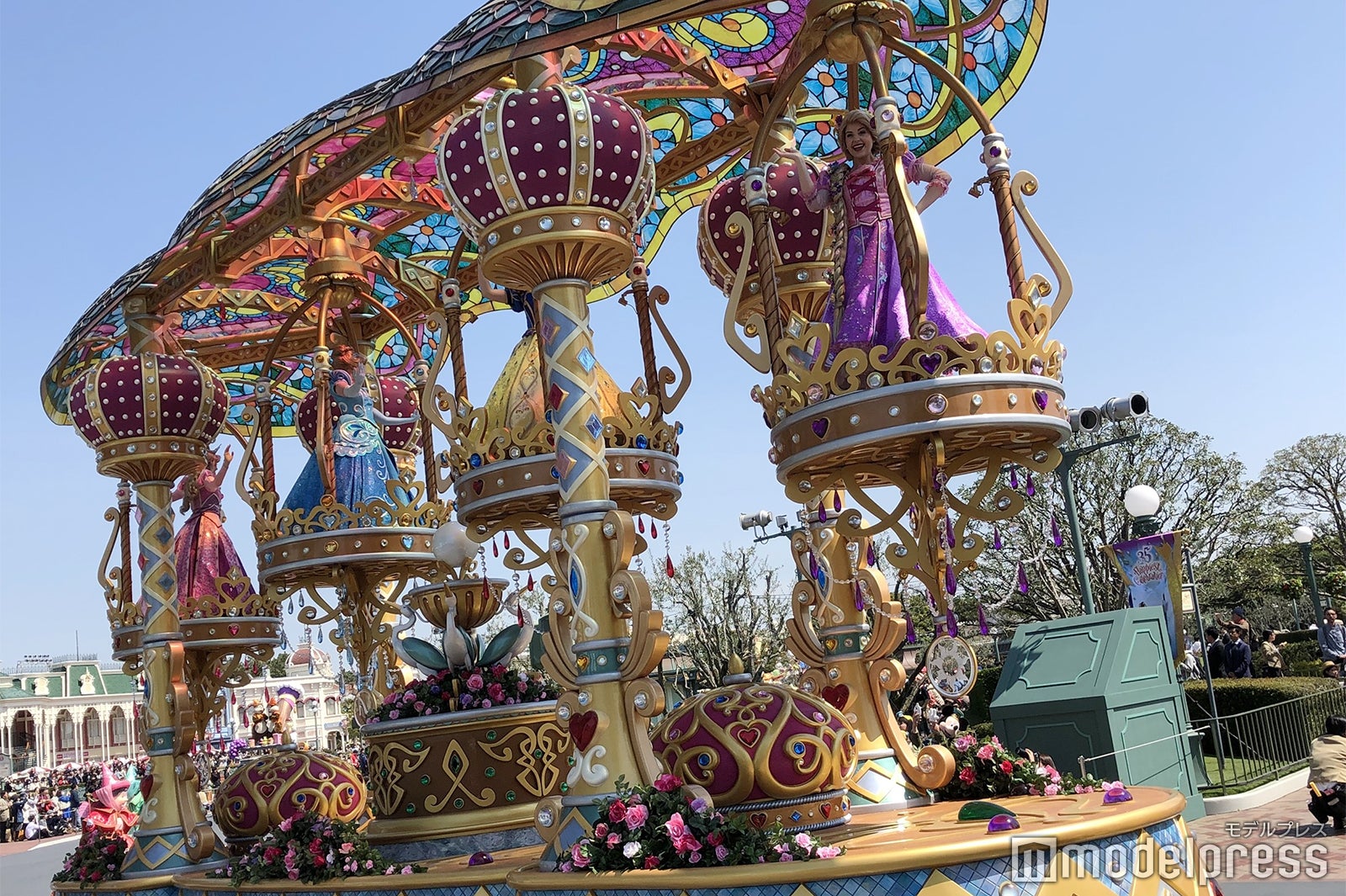 オーロラ、シンデレラ、白雪姫、ラプンツェル／パレード「ドリーミング・アップ！」（C）モデルプレス（C）Disney