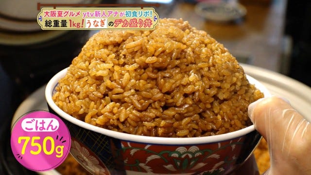 うなぎと玉子がドーンのデカ盛り丼も!「暑い夏に食べるべき大阪グルメ」3選