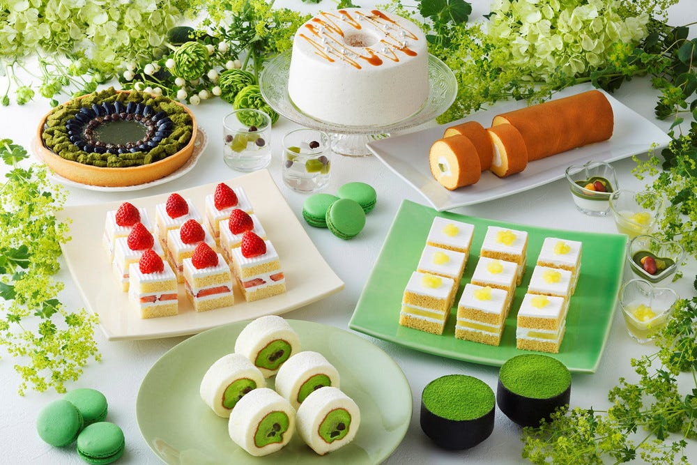 “抹茶×メロン×チョコ”スイーツ満載のビュッフェ、ニューオータニ幕張で開催