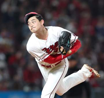 広島・岡本が先発初勝利へ粘りの投球 5四球と制球不安定も6回途中1失点 2番手・高が最少失点でしのぐ