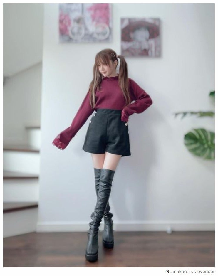 元モー娘。田中れいな、ツインテール姿で美脚チラ見せ「スタイル抜群」「可愛すぎる」と反響続々