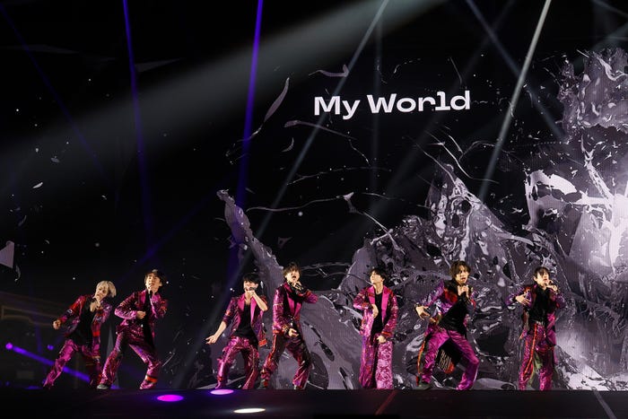 長瀬結星、稲葉通陽、大西風雅、藤井直樹、佐々木大光、田村海琉、川崎星輝「SHOWbiz 2025」(提供写真)