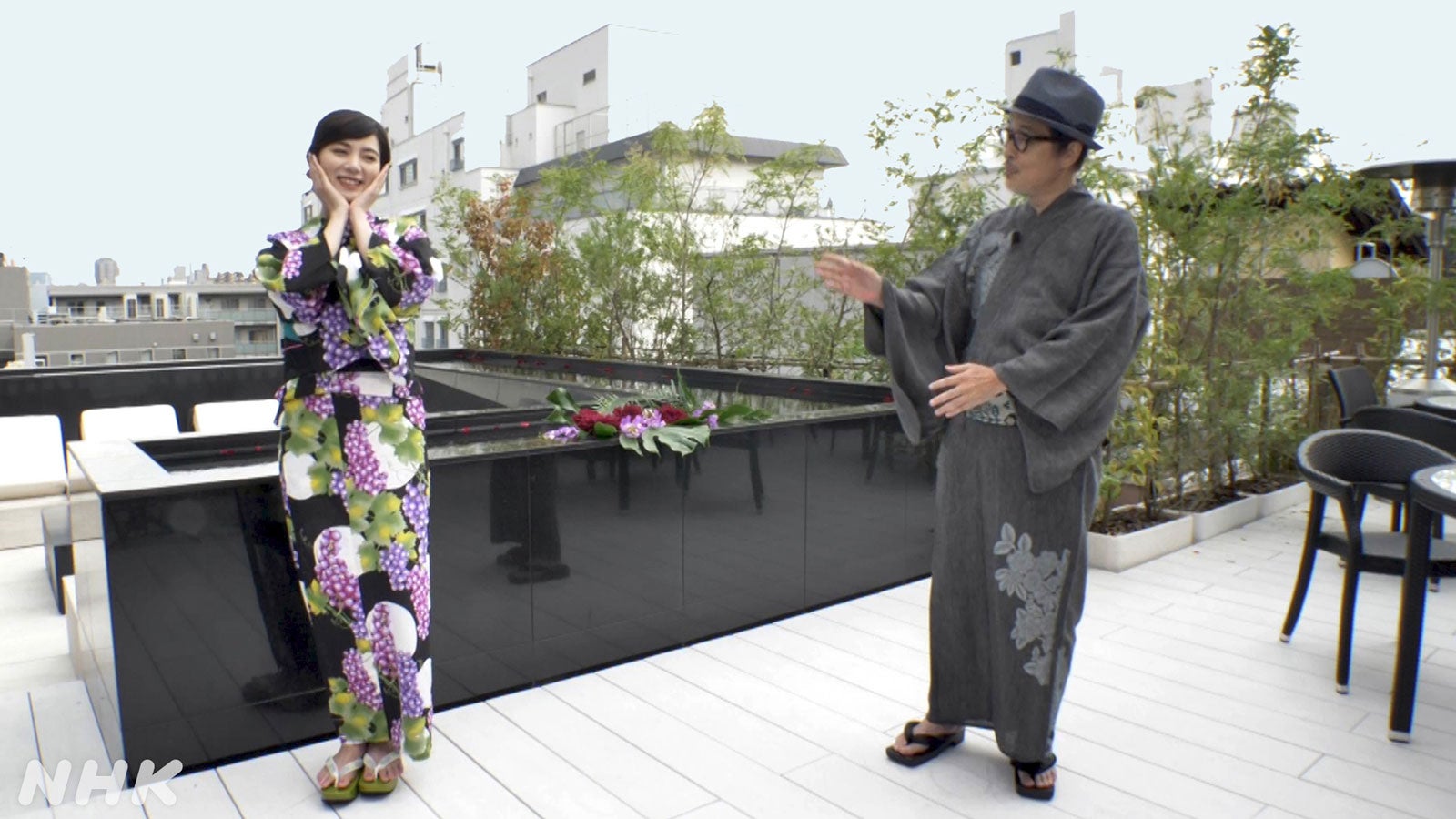 池田エライザ、リリー・フランキー（C）NHK