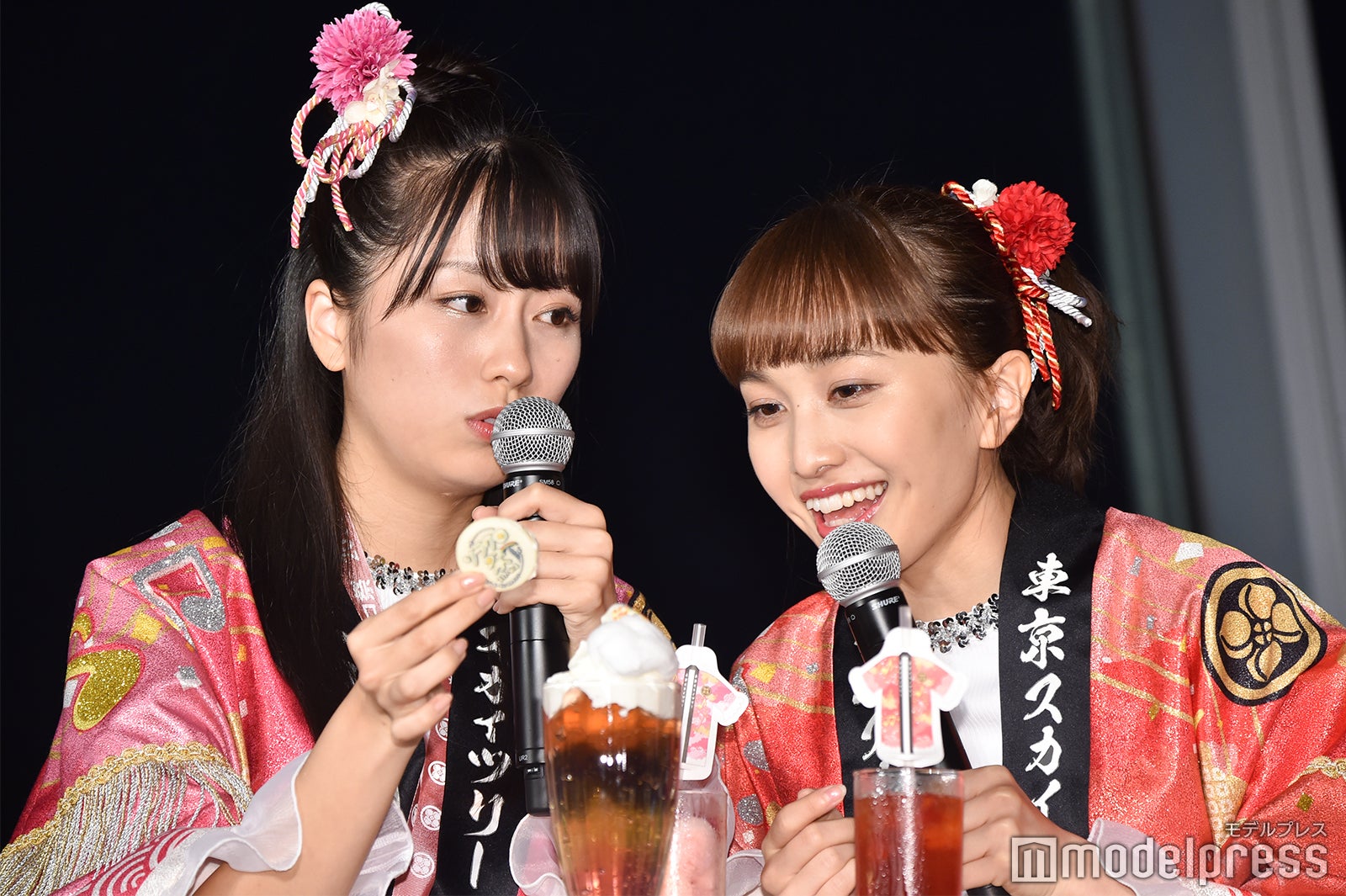 佐々木彩夏、百田夏菜子 （C）モデルプレス