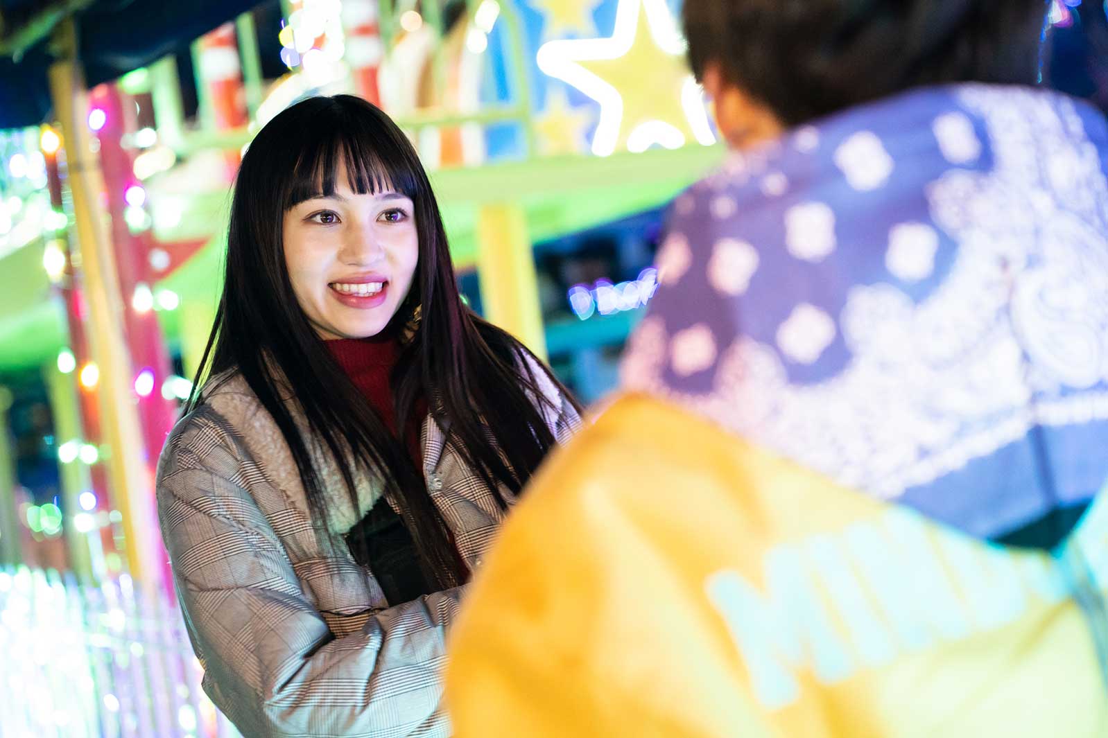 長谷川美月「恋とオオカミには騙されない」第1話（C）AbemaTV, Inc.