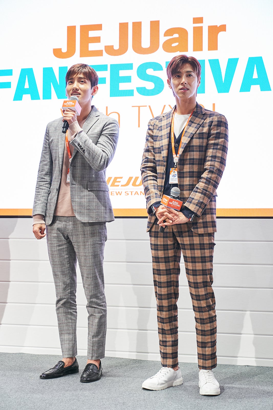 東方神起（左から）チャンミン、ユンホ（提供写真）