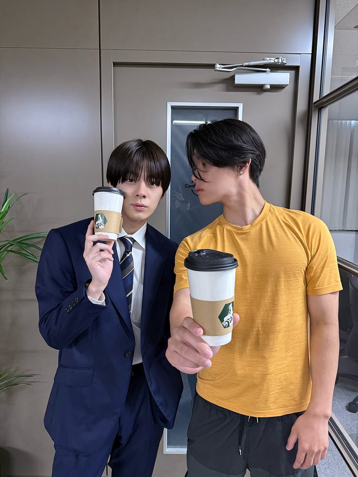 宇佐卓真、南雲奨馬 未公開オフショット(提供写真)