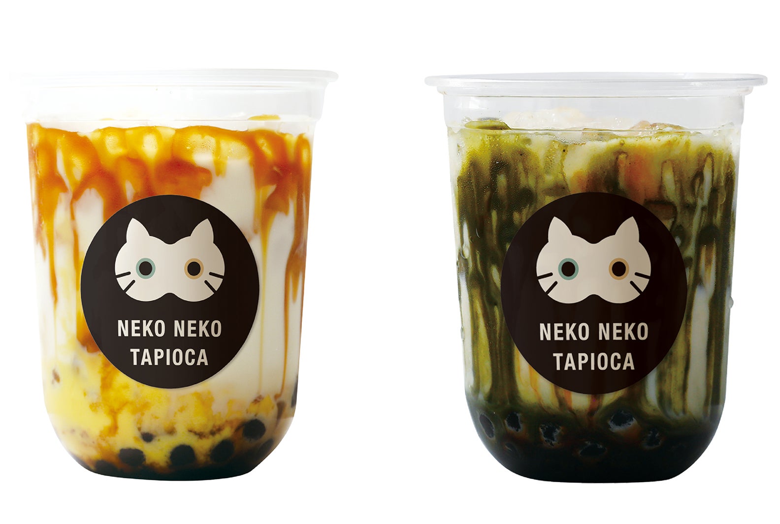 「ねこねこタピオカ」猫モチーフのタピオカドリンクが京都・愛知に登場