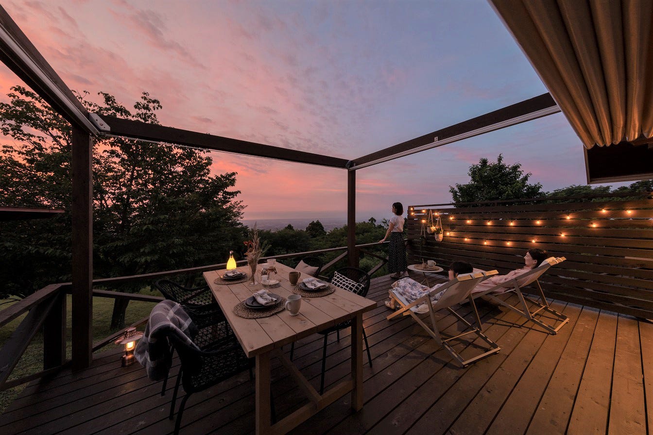 茨城「エトワ笠間」お洒落キャビンやテントでワンランク上の贅沢アウトドア体験