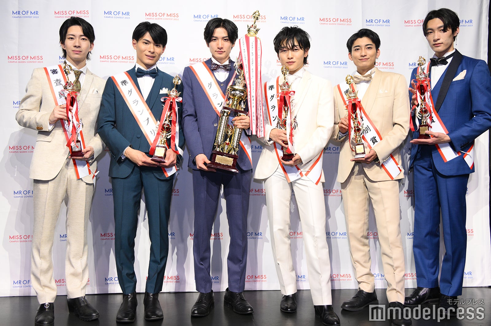 「MR OF MR CAMPUS CONTEST 2025」受賞者（C）モデルプレス