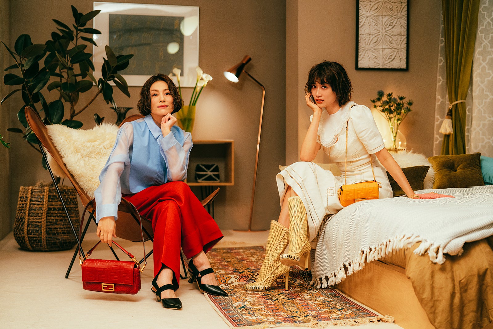 米倉涼子＆ヨンアが主演「フェンディ」ショートムービーで華やかコーデ披露